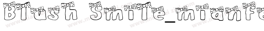 Blush Smile_mianfeiziticom字体转换